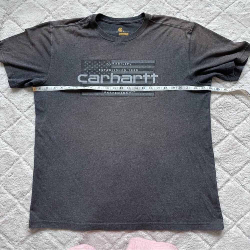 Carhartt | Relaxed Fit Lubbock Flag Graphic Short Sleeve T-Shirt | Size Large - Picture 10 of 11